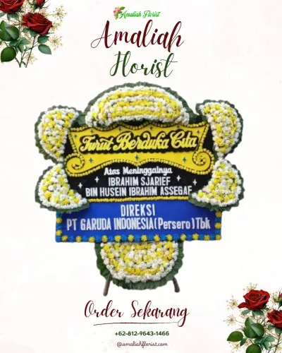Papan Bunga Duka di Mugarsari